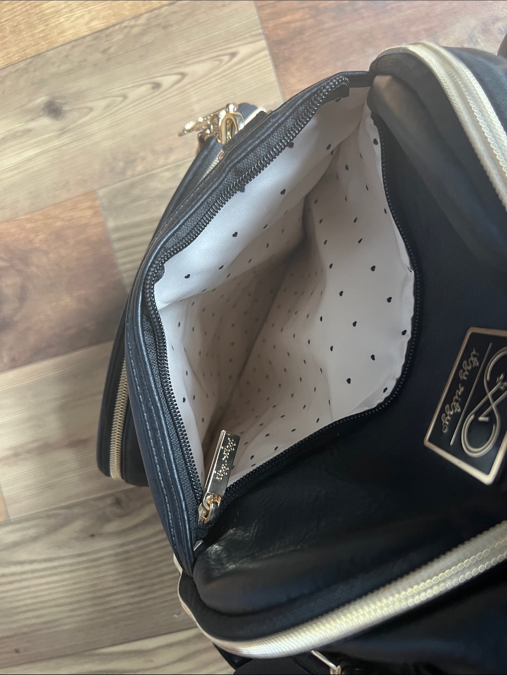 Chelsea + Cole For Itzy Ritzy Diaper Bag The Boss Studded Backpack - Picture 11 of 14
